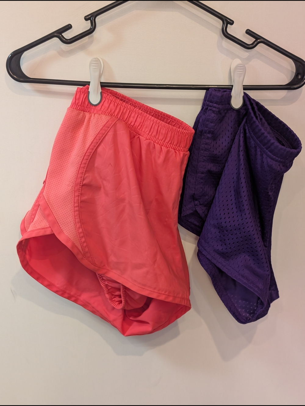 Small Pink and Purple Athletic Shorts - Old Navy & Soffe
